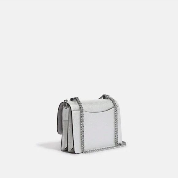 Coach Mini Klare Crossbody! Silver/Metallic! - Picture 4 of 16